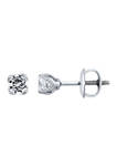 Grown With Love 1/2 ct. t.w. Lab Created Diamond Stud Earrings in 14K White Gold 
