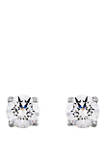 Grown With Love 1 ct. t.w. Lab Created Diamond Stud Earrings in 14K White Gold