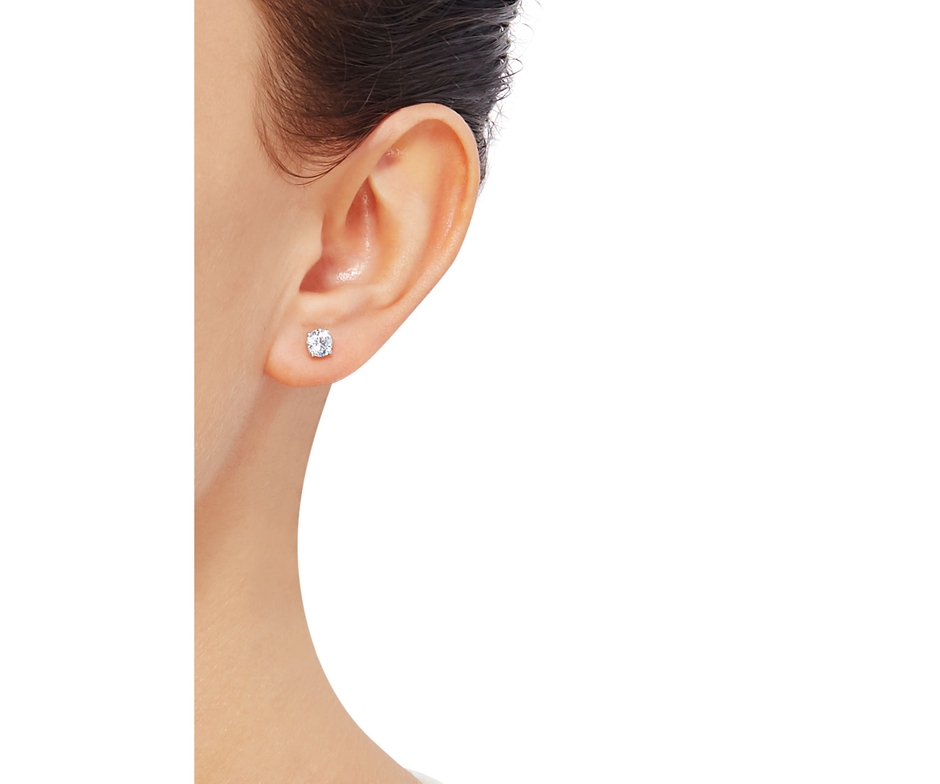 Grown With Love 1 ct. t.w. Lab Created Diamond Stud Earrings in 14K White Gold