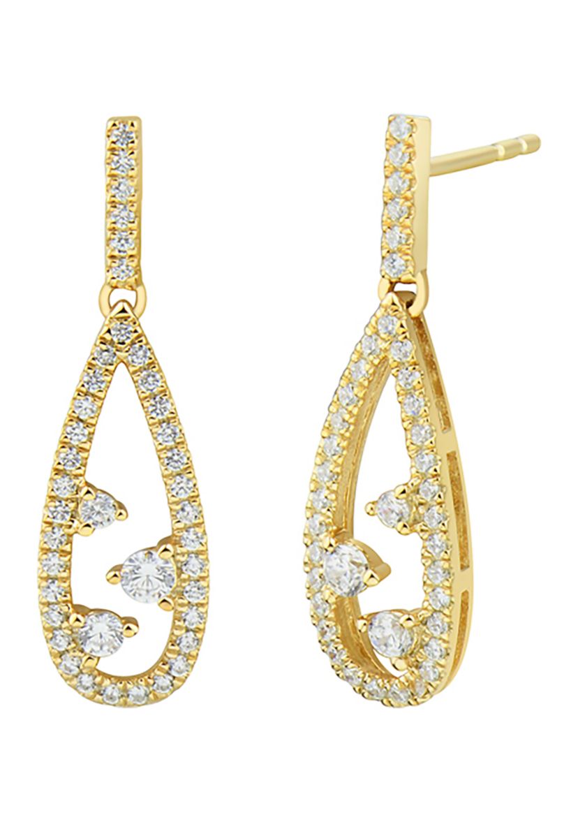 3/8 ct. t.w. Diamond Earrings in Sterling Silver
