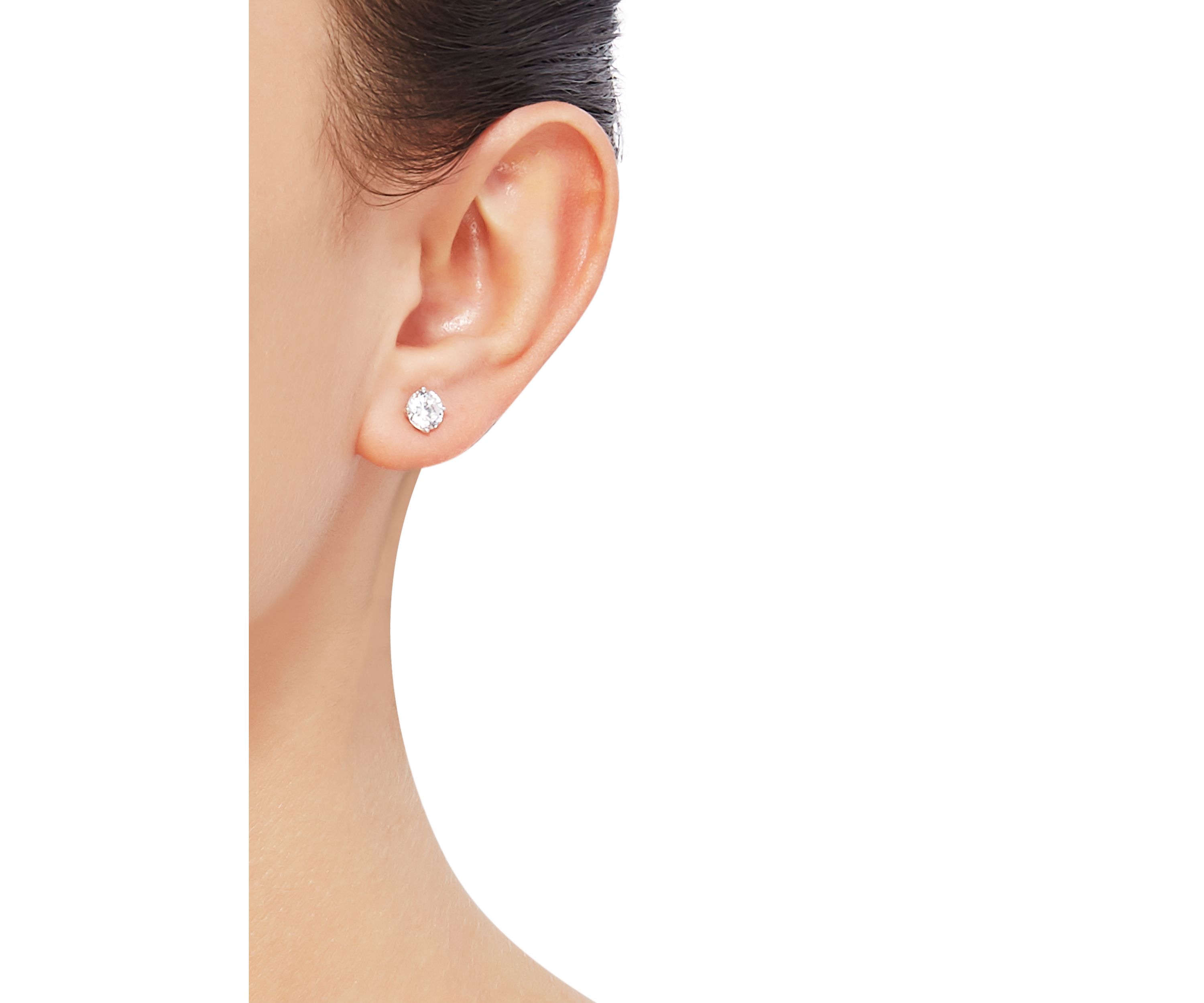 Grown With Love 1.5 ct. t.w. Lab Created Diamond Stud Earrings in 14K White Gold 