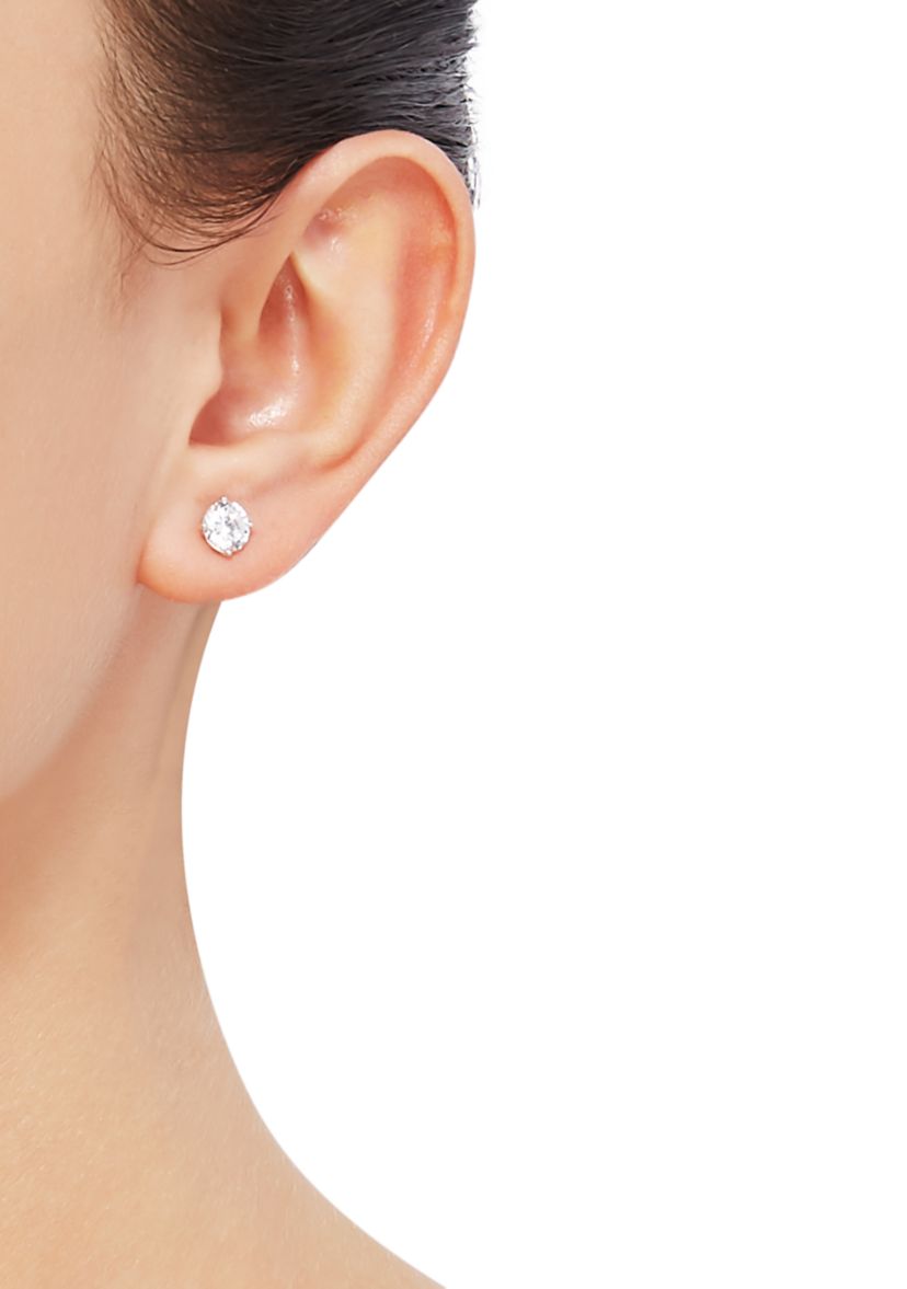Grown With Love 1.5 ct. t.w. Lab Created Diamond Stud Earrings in 14K White Gold 
