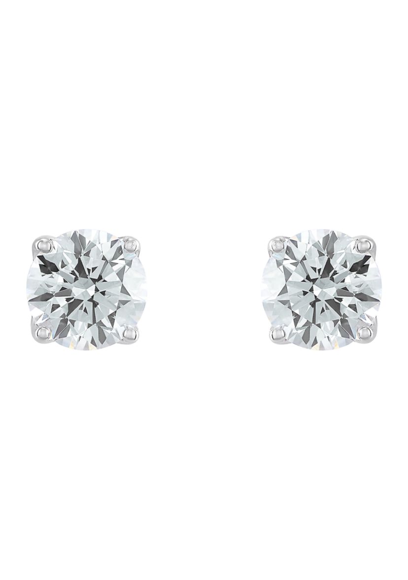 2 ct. t.w. Lab Created Diamond Stud Earrings in 14K White Gold