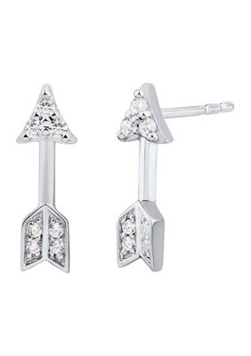 Belk & Co. 1/4 ct. t.w. Diamond Stud Earrings in Sterling Silver | belk
