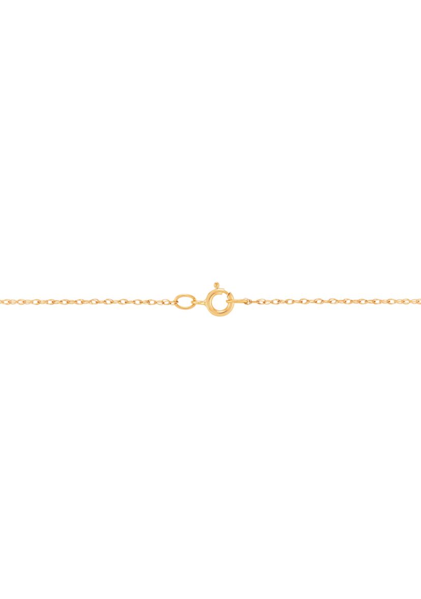 Amethyst and Diamond Accent Pendant with 18" Rope Chain in 10K Yellow Gold