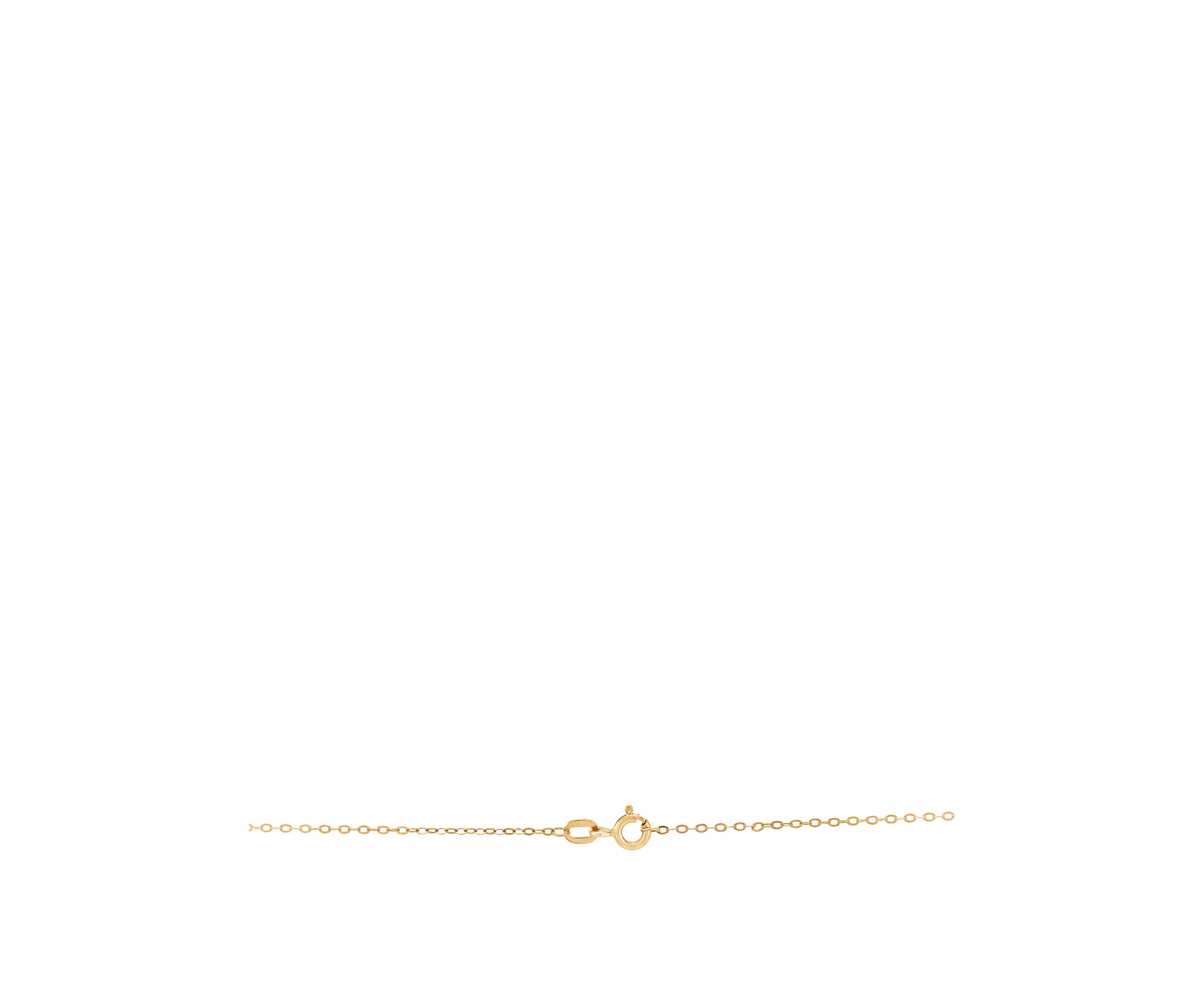 10 Karat Gold Onyx Necklace