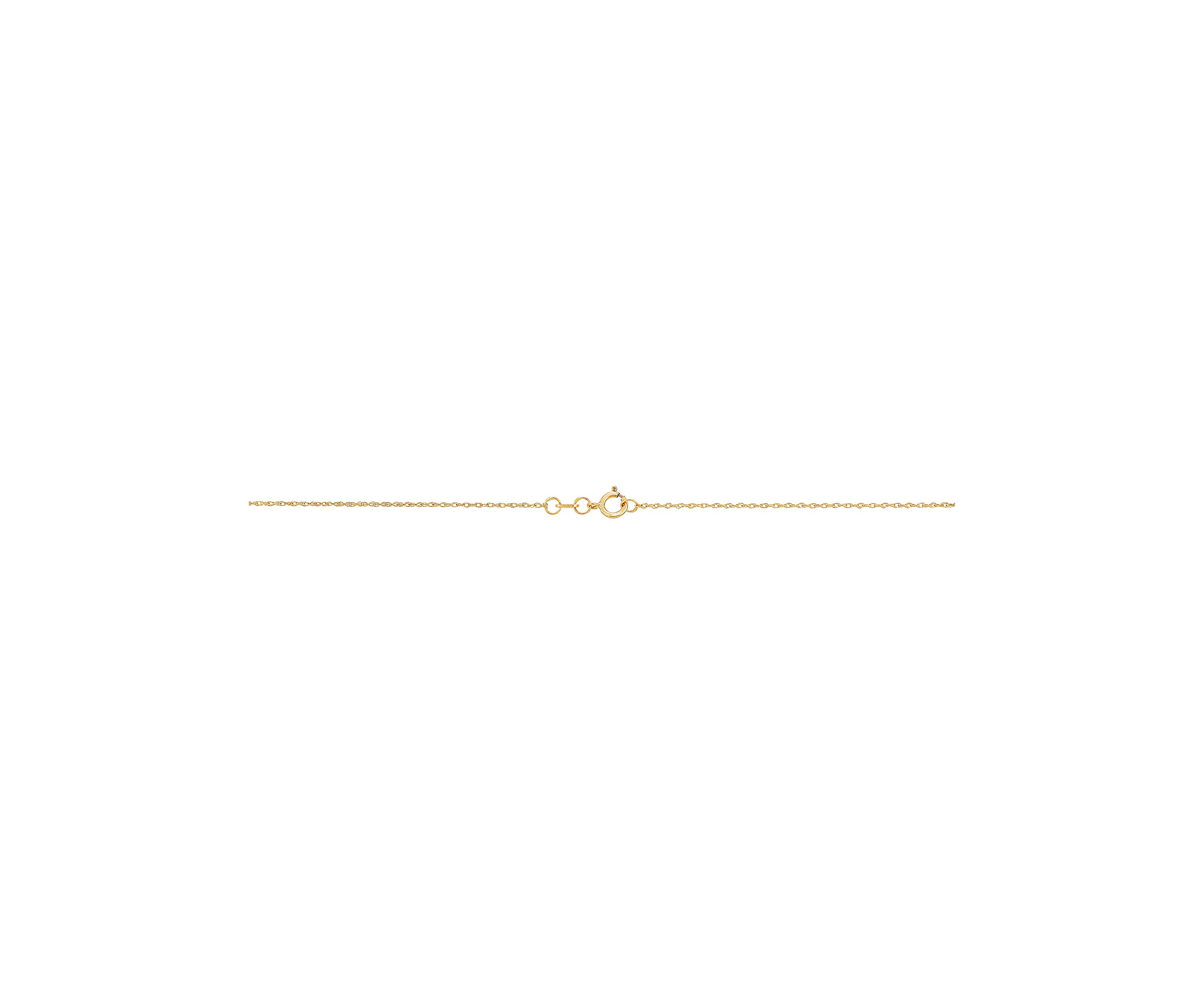 Created Opal Pendant Necklace in 10K Yellow Gold