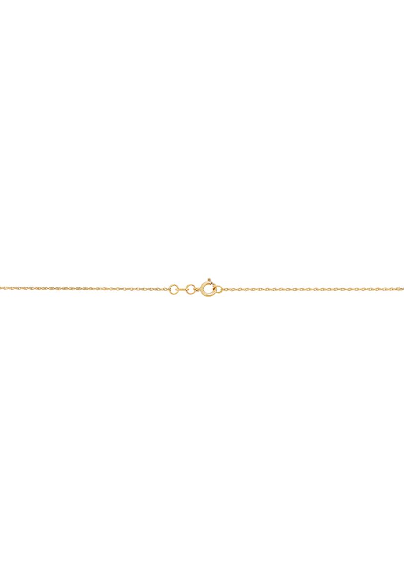 Created Opal Pendant Necklace in 10K Yellow Gold