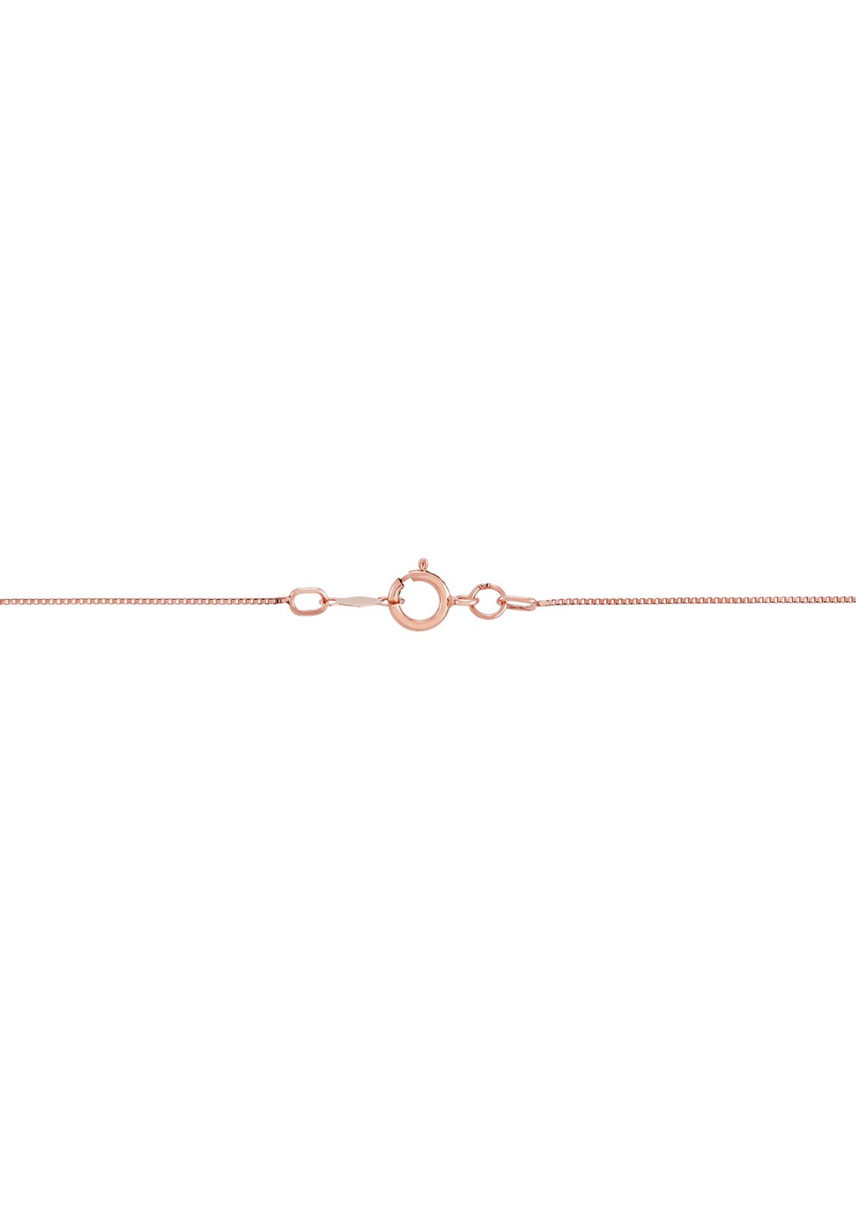 1/10 ct. t.w. Diamond and Amethyst Pendant Necklace with 18" Cable Chain in 10K Rose Gold