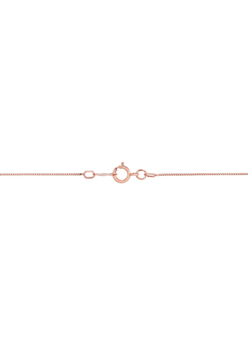 1/10 ct. t.w. Diamond and Amethyst Pendant Necklace with 18" Cable Chain in 10K Rose Gold