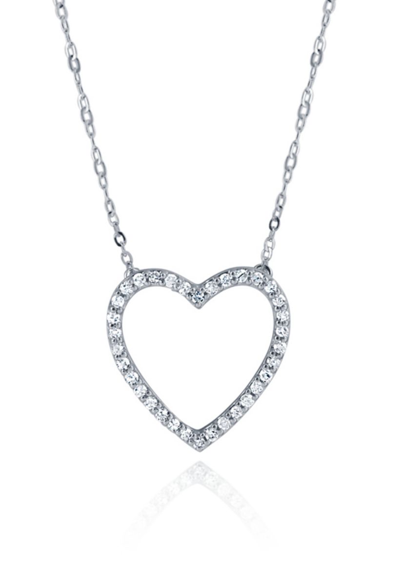 1/6 ct. t.w. Diamond Heart Necklace in 10K Gold