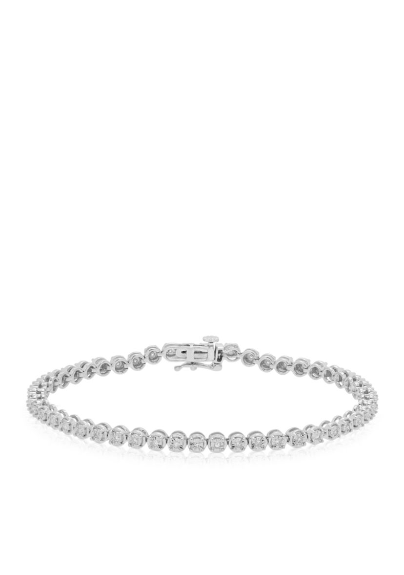 0.34 ct. t.w. Diamond Bracelet in 10K White Gold