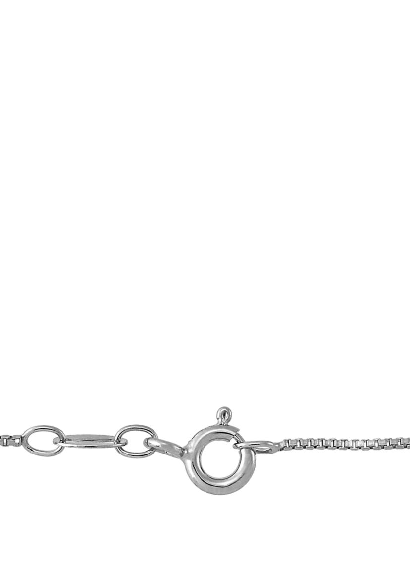 1/10 ct. t.w. Diamond Round Pendant Necklace in Sterling Silver 