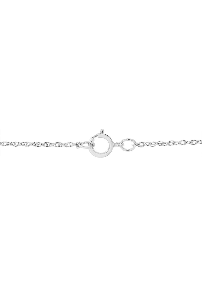 1/10 ct. t.w. Diamond and Pearl Pendant with 18" Rope Chain and Earrings Set in Sterling Silver 