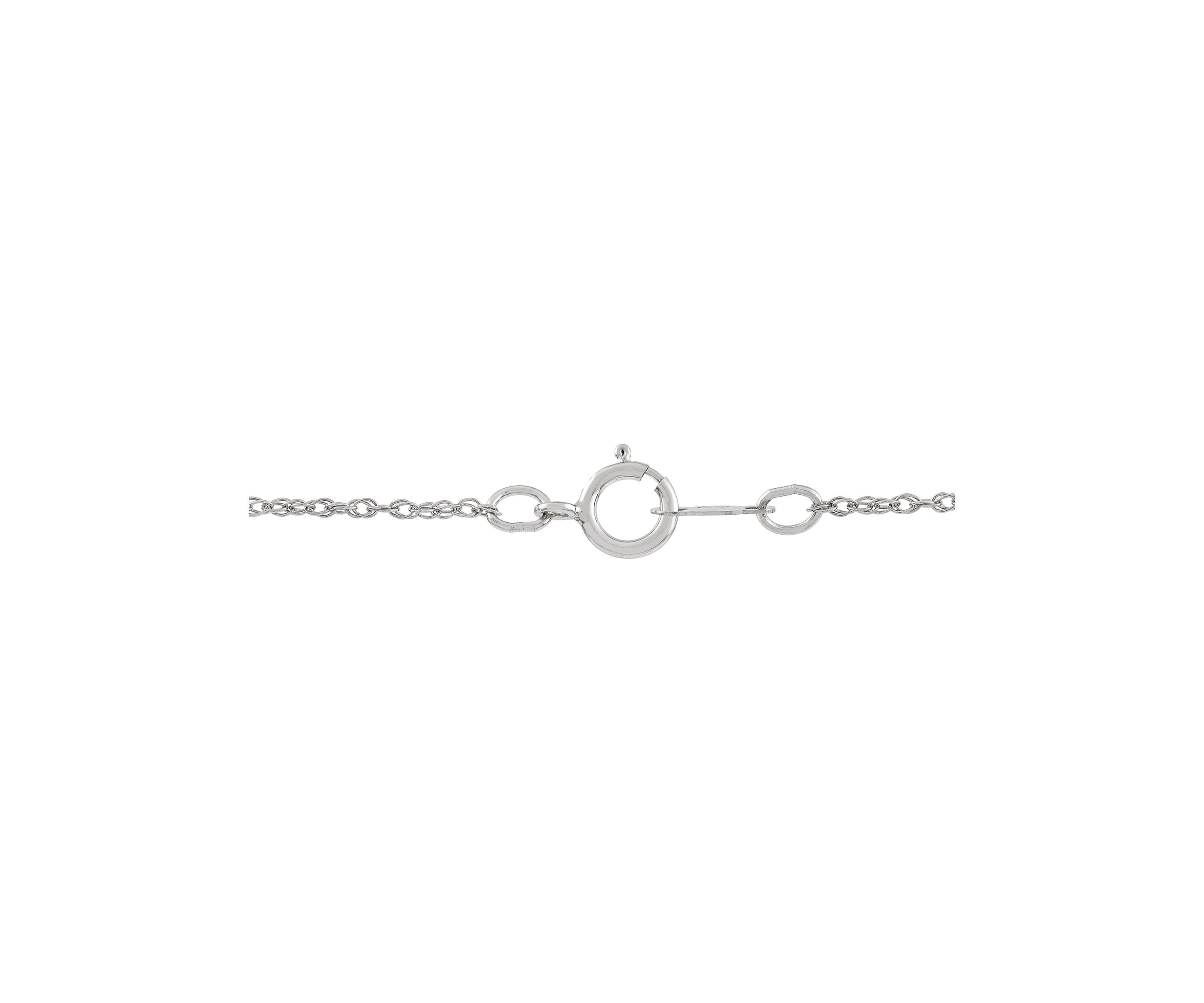 1/10 ct. t.w. Lab Grown Diamond and Lab Grown Sapphire Heart Pendant Necklace with 18" Rope Chain in Sterling Silver