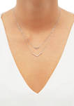 1/10 ct. t.w. Diamond Necklace in Sterling Silver 
