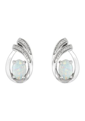 Belk opal earrings store