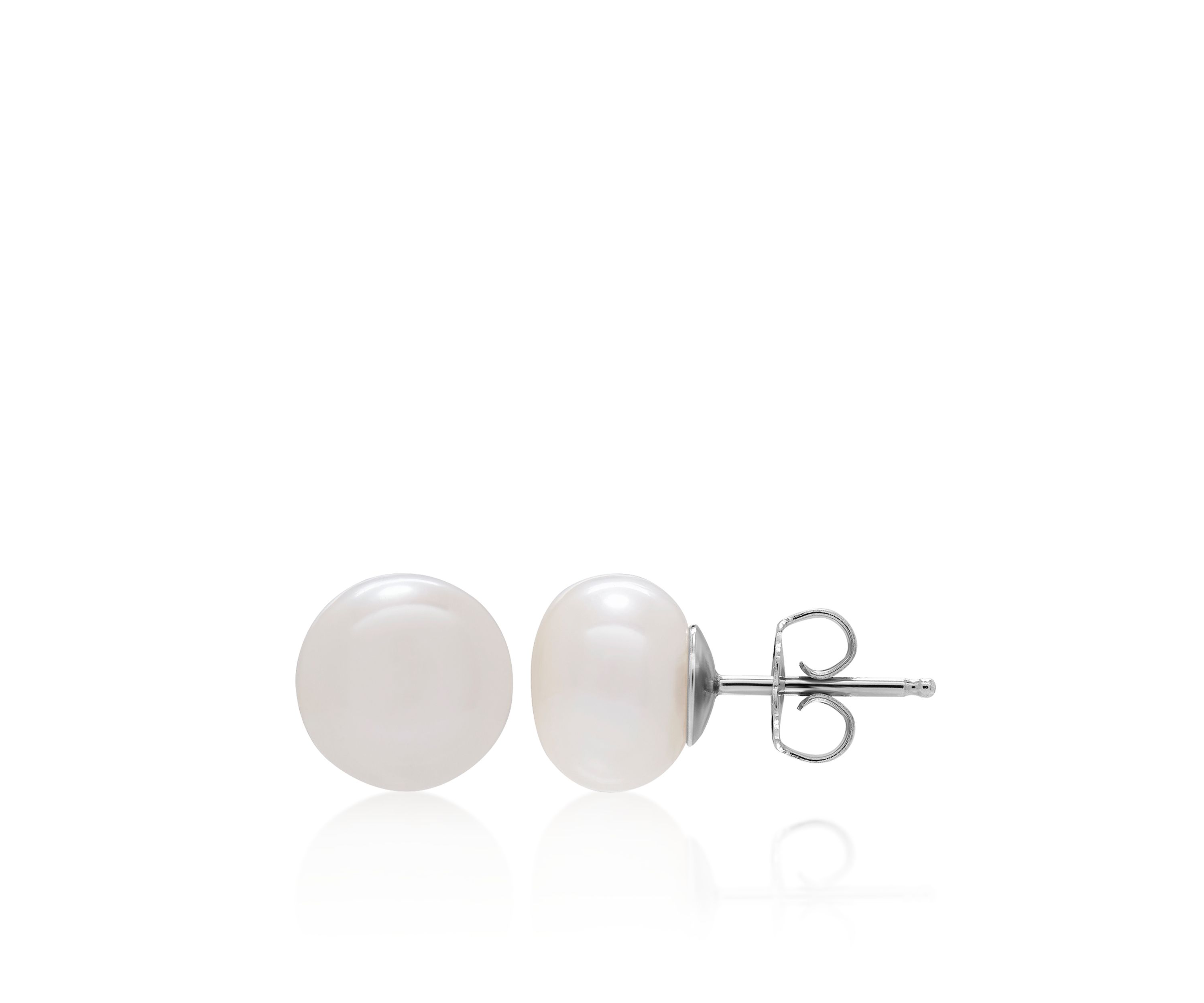 Freshwater Pearl Earrings in Sterling Silver