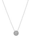 Sterling SIlver 1/10 ct. t.w. Diamond Pendant Necklace 