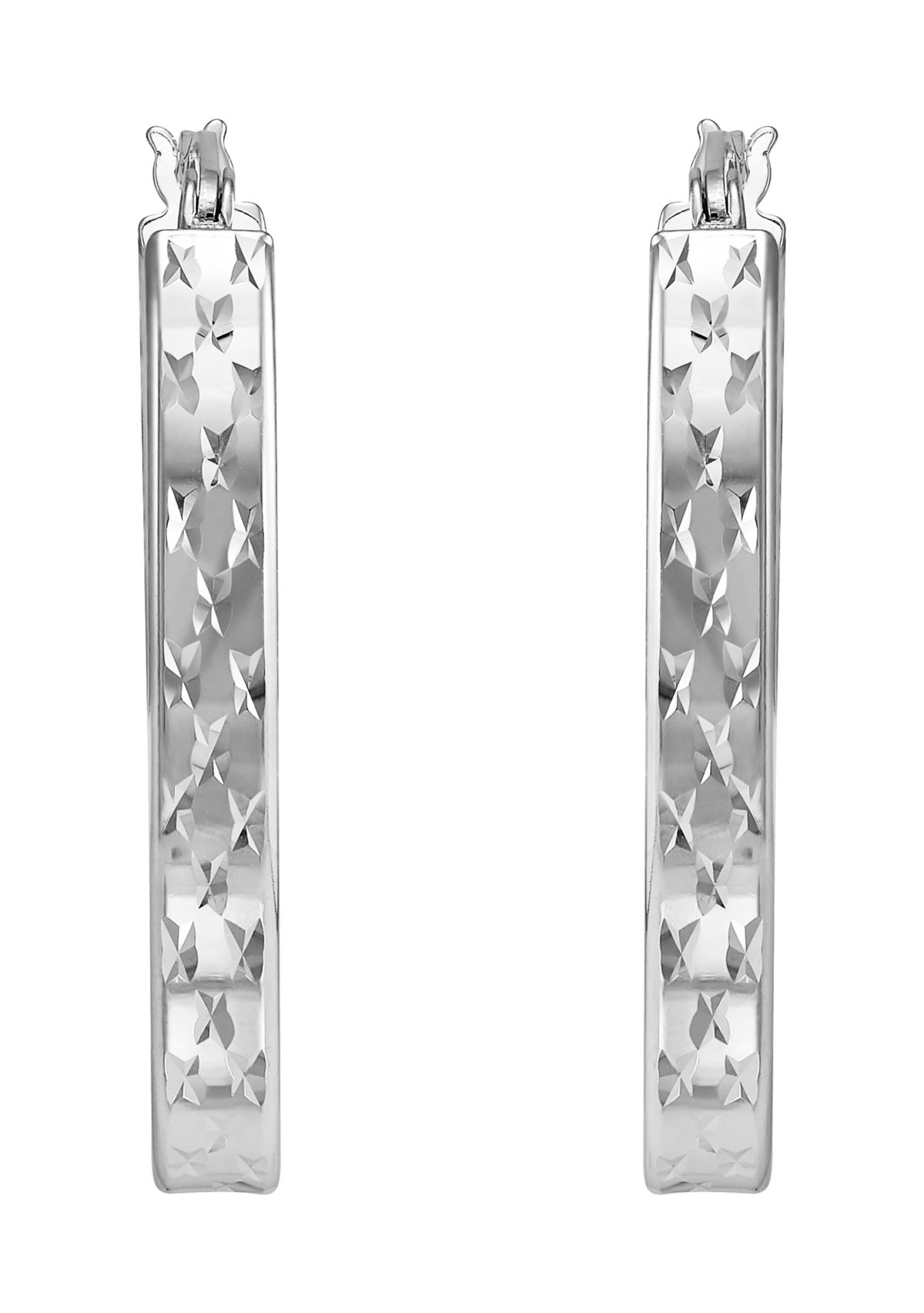 Hoop Earrings in Sterling Silver