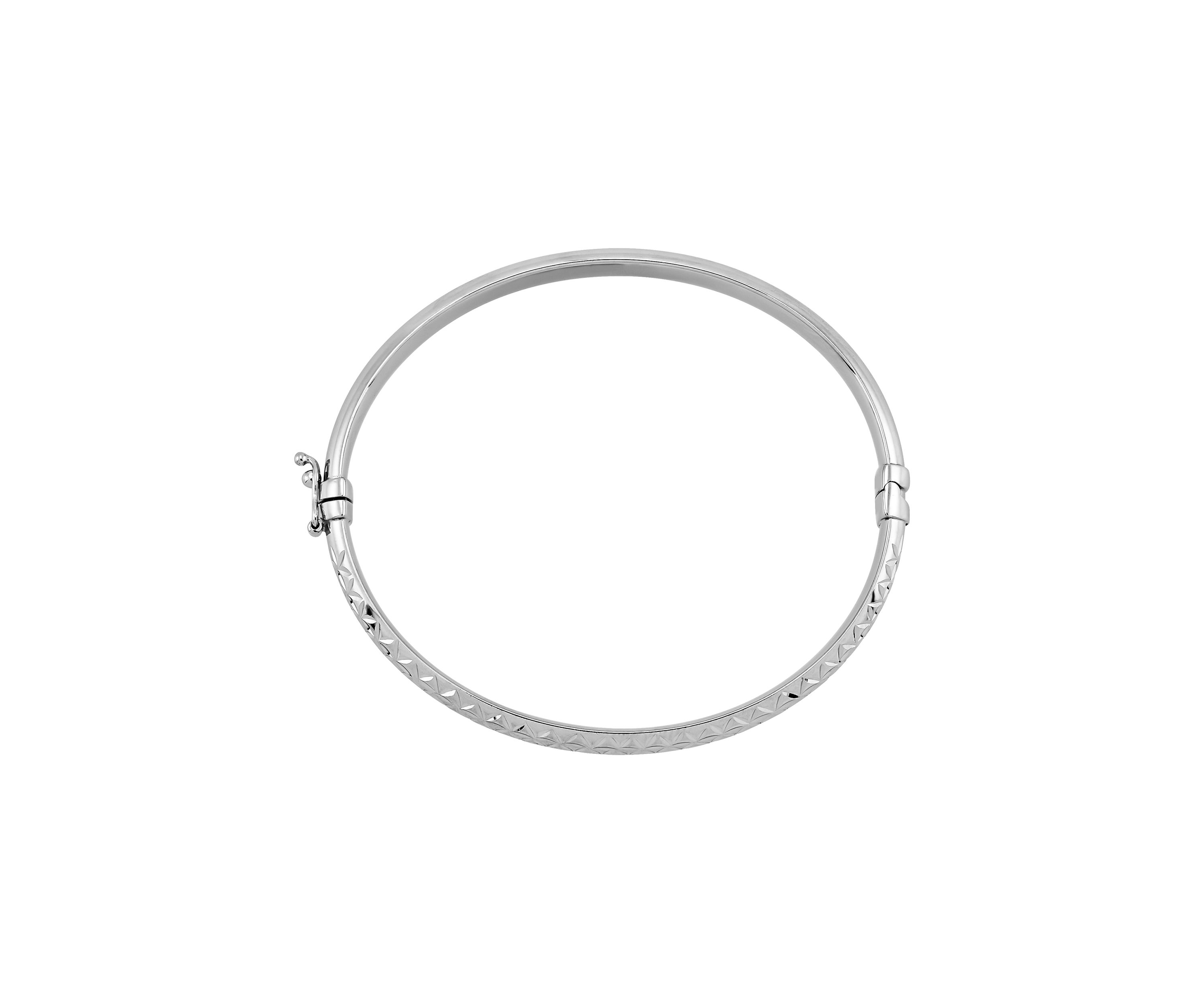 Sterling Silver Star Bangle Bracelet