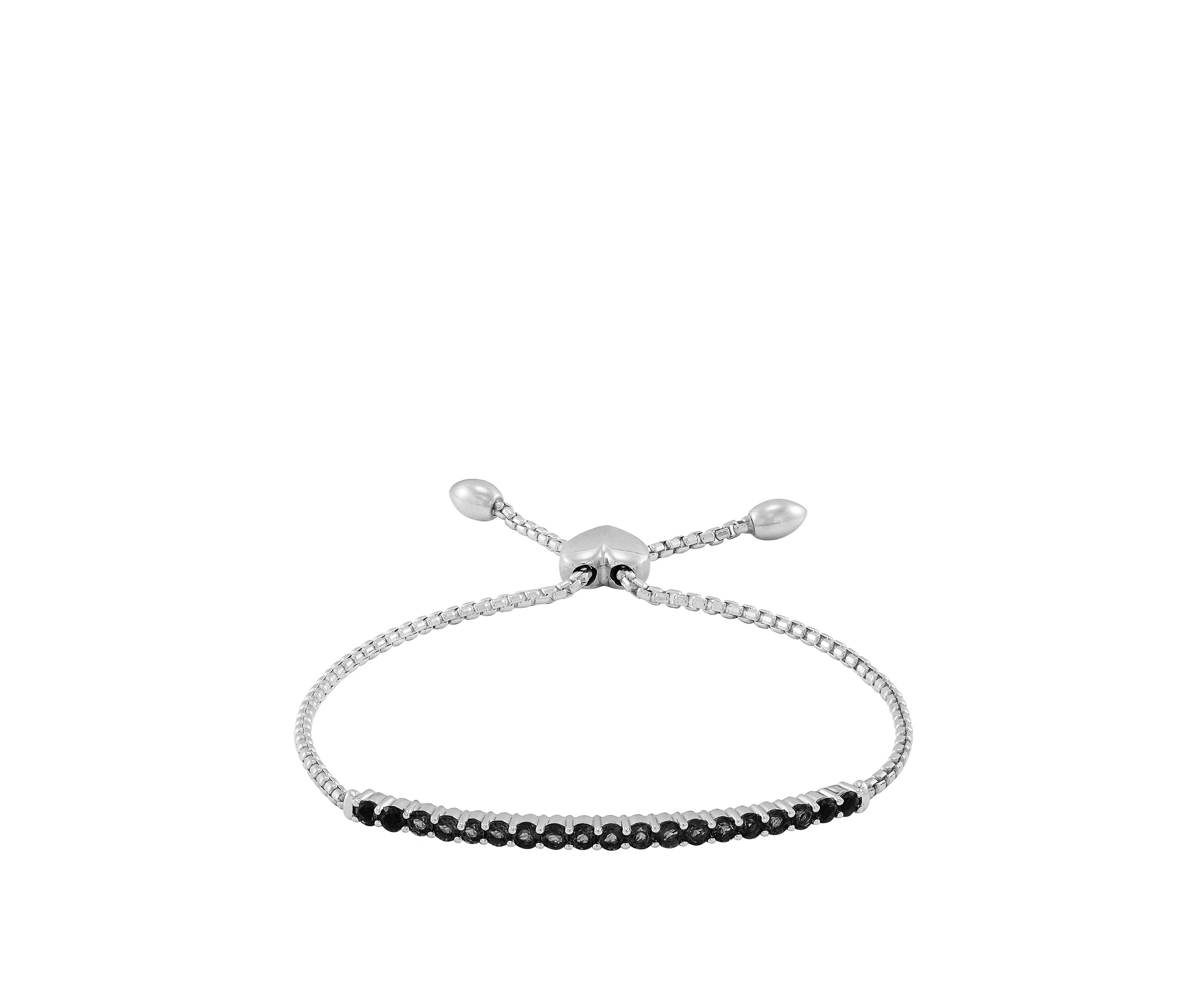  1.14 ct. t.w. Onyx Bracelet in Sterling SIlver