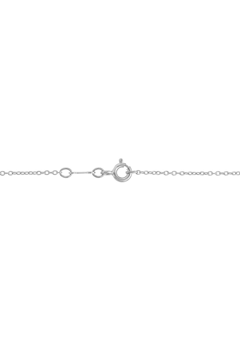Nano Morganite and Created White Sapphire Pendant and Earrings Set in Sterling Silver