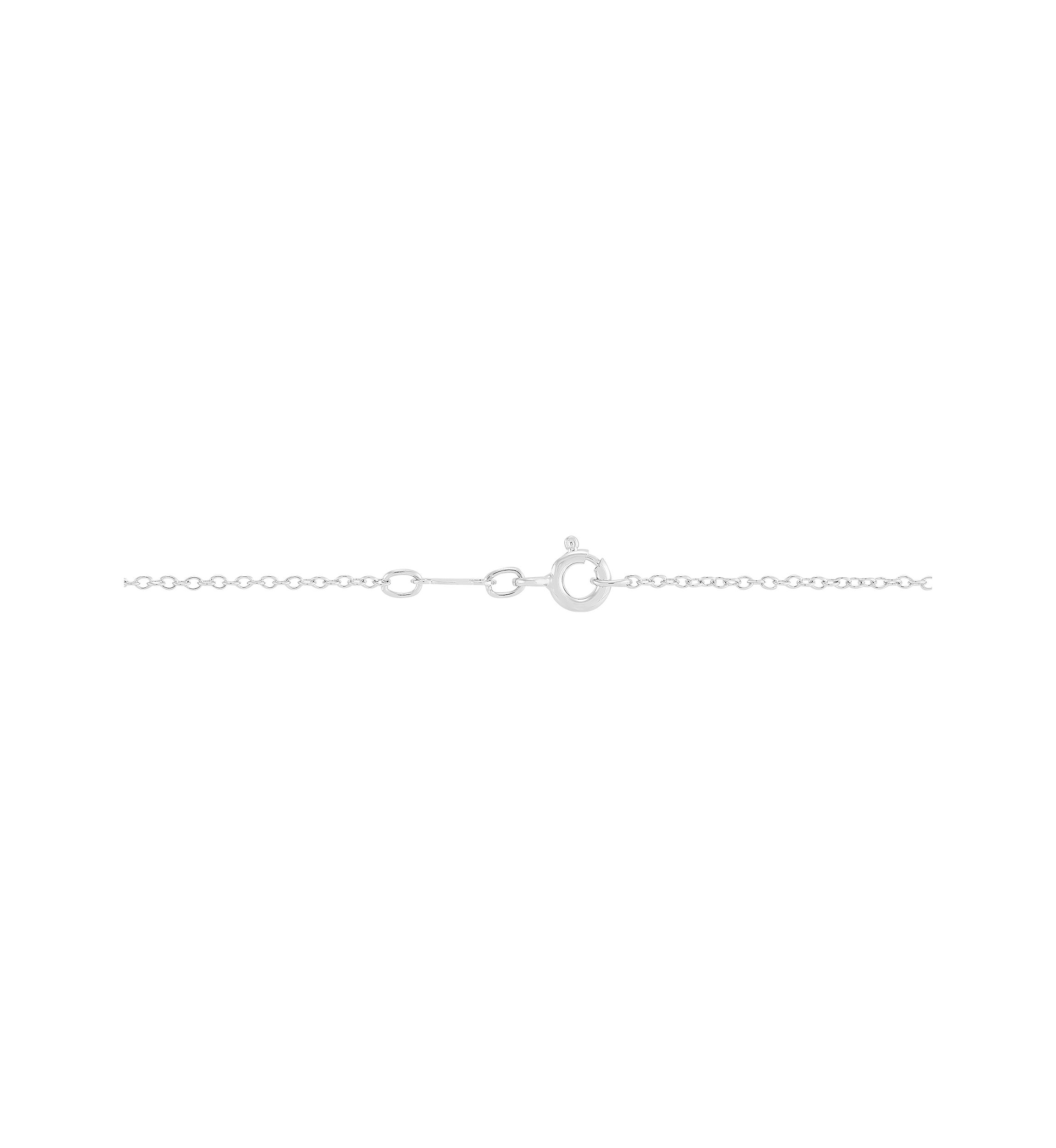 Heart Shape Swiss Blue Topaz and Diamond Accent Pendant Necklace with 18" Cable Chain in Sterling Silver