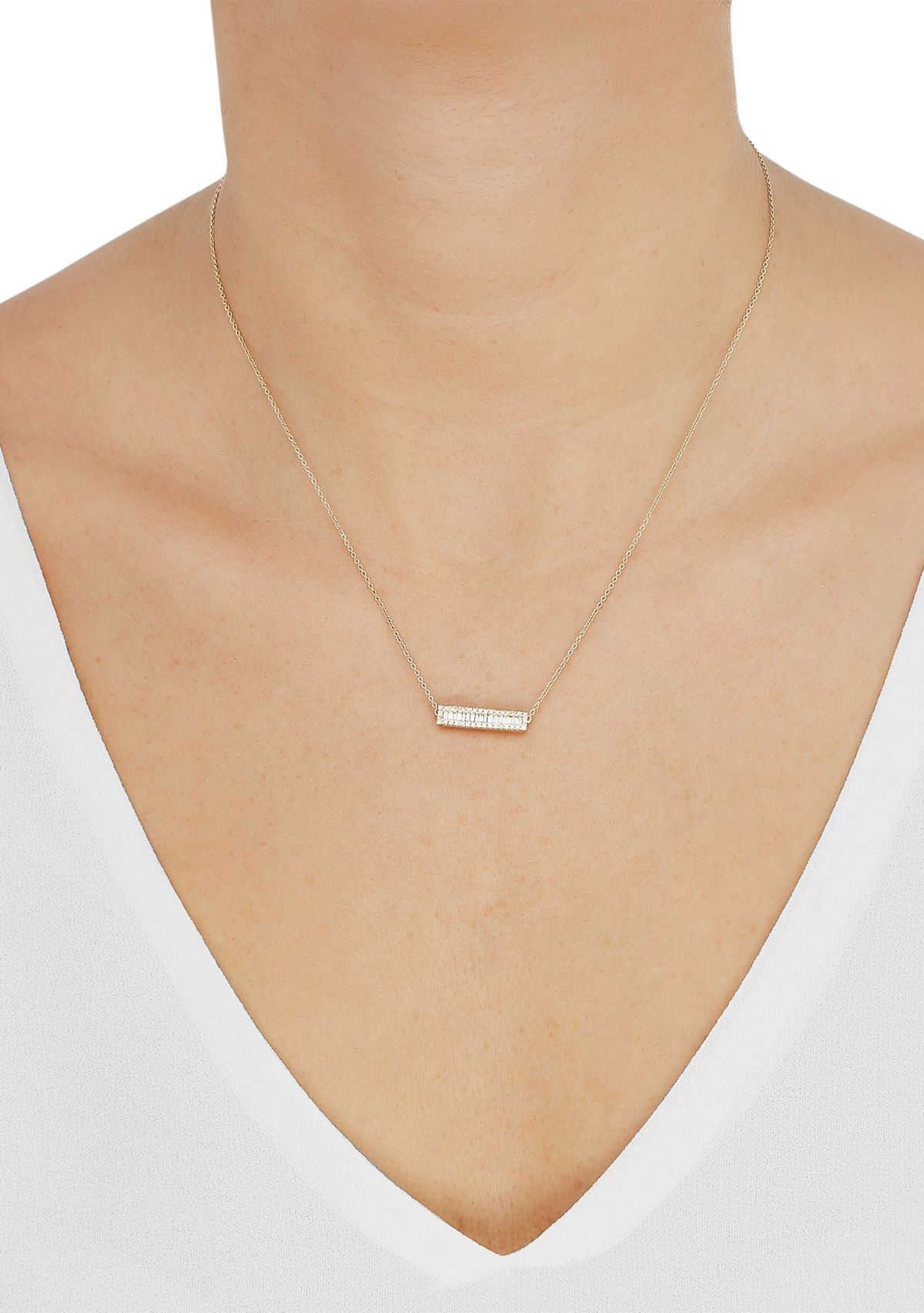 1/4 ct. t.w. Diamond Necklace in Gold Over Sterling Silver  