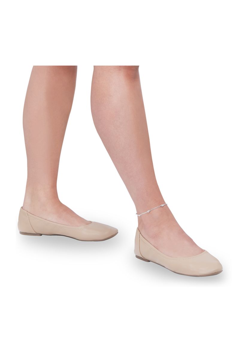 Mariner Station Cable Chain Anklet in Sterling Silver