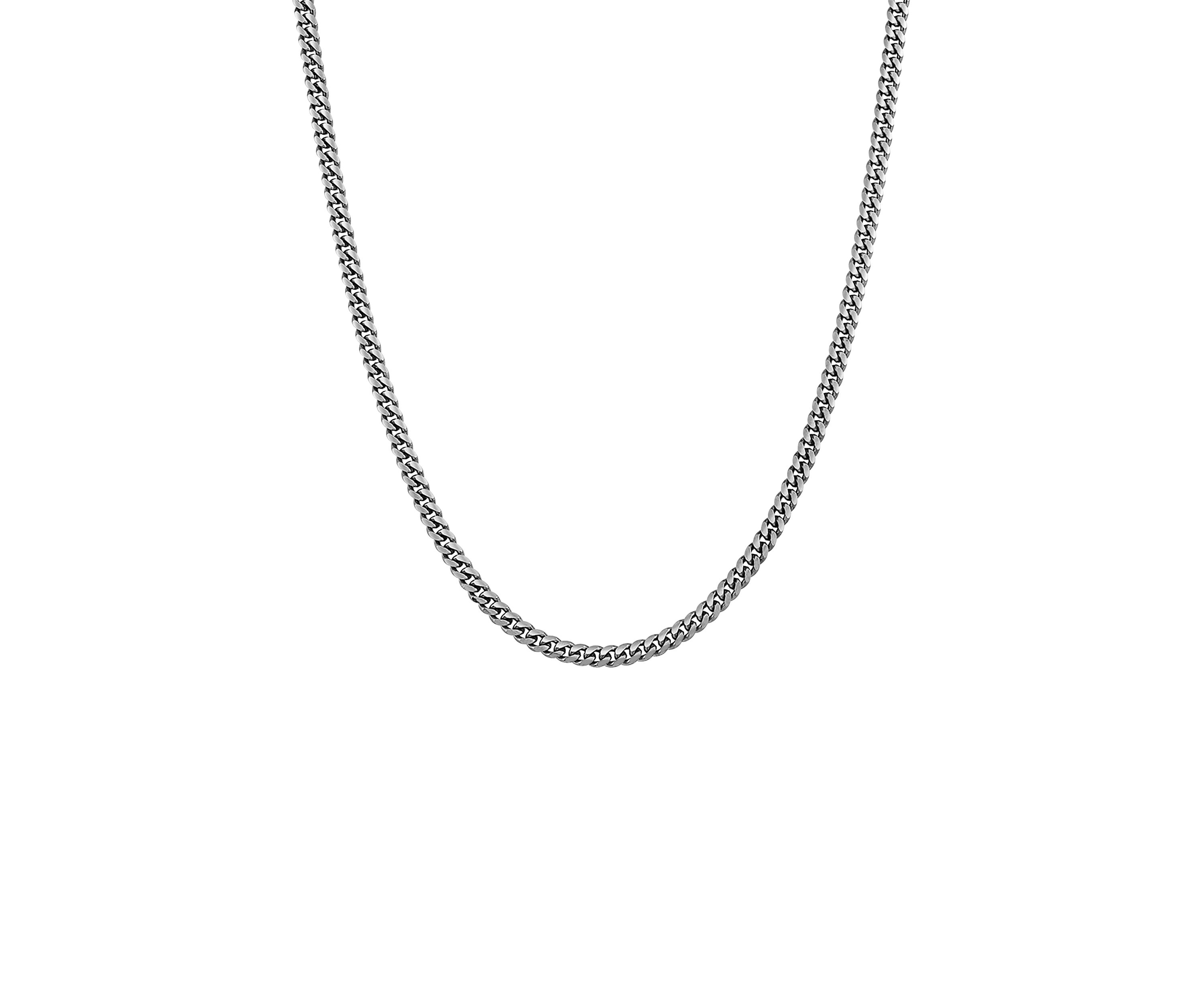 22 Inch Chain Necklace in Sterling Silver 
