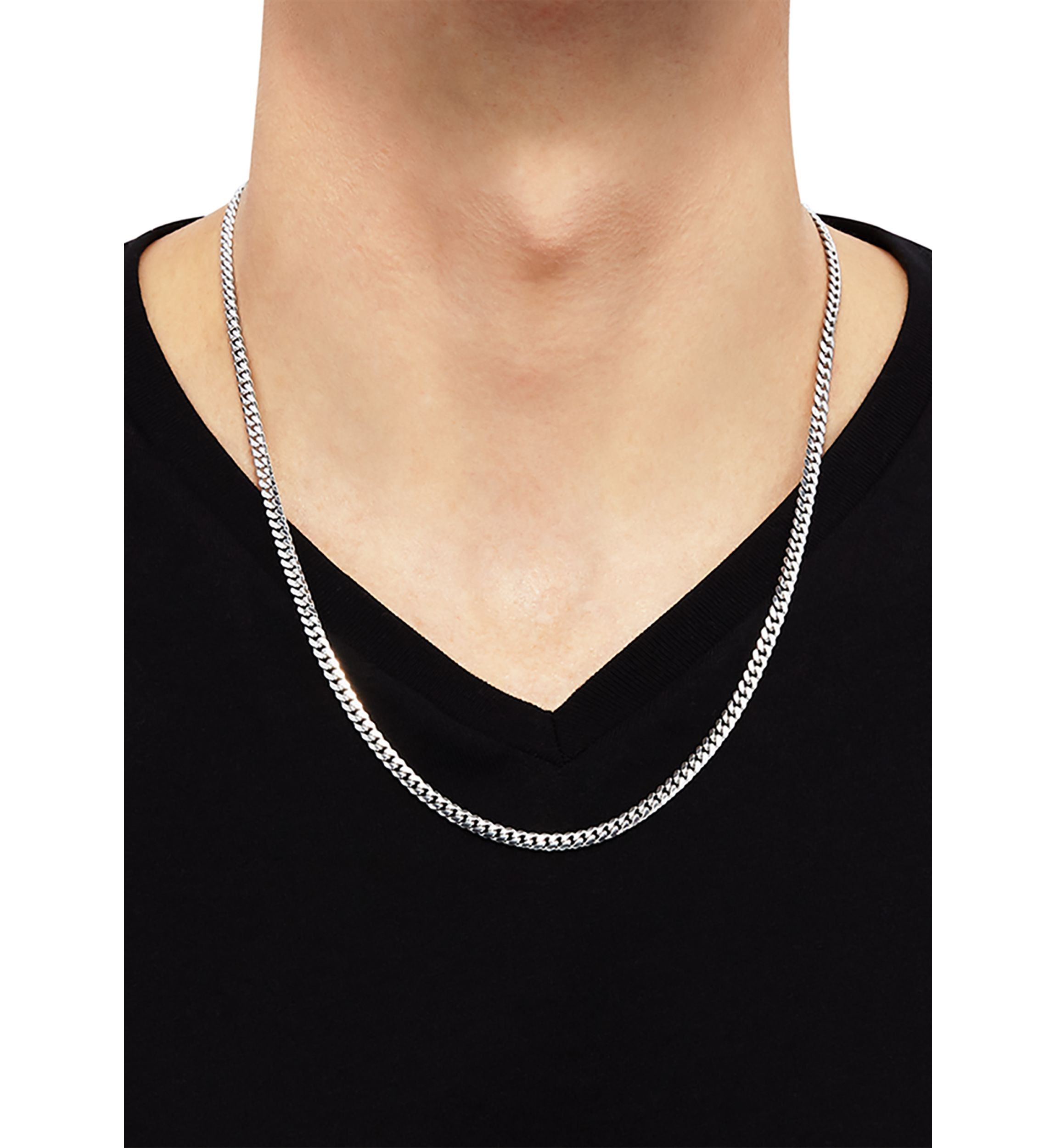 22 Inch Chain Necklace in Sterling Silver 