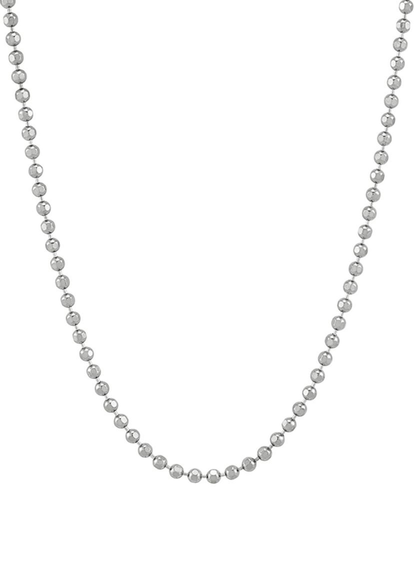 2.5 Millimeter Solid Bead Chain Necklace in Sterling Silver