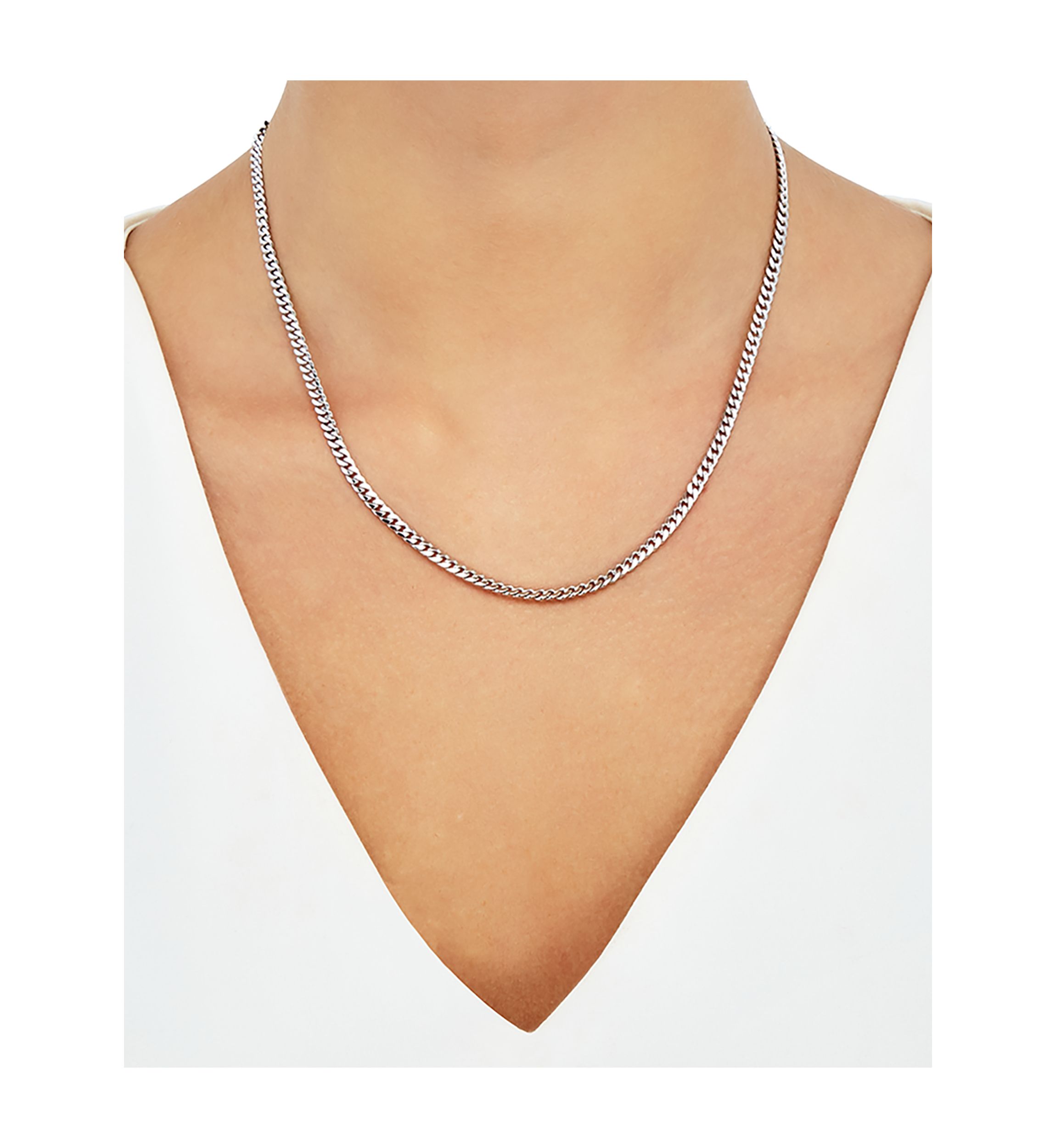 Sterling Silver 1.00mm Cuban Chain