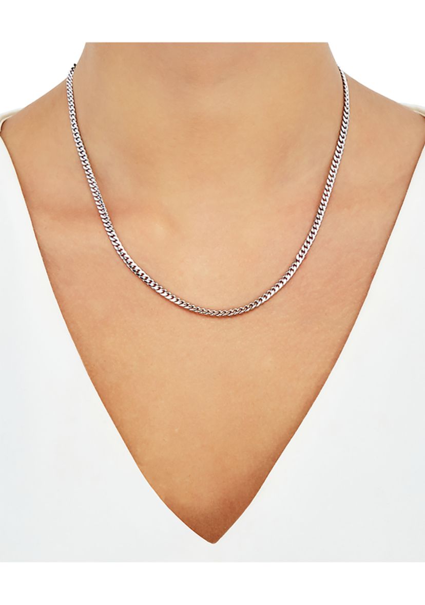 Sterling Silver 1.00mm Cuban Chain