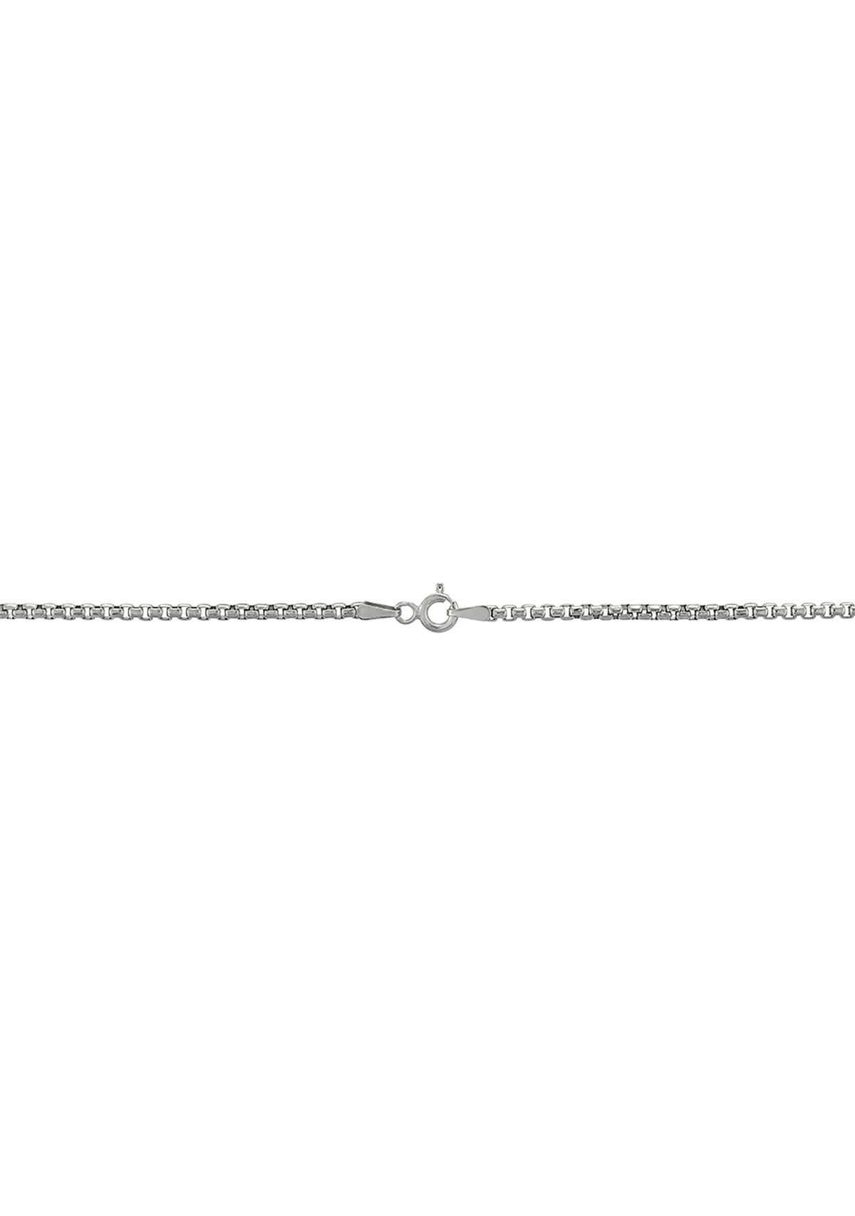 2 Millimeter Solid Round Box Chain Necklace in Sterling Silver