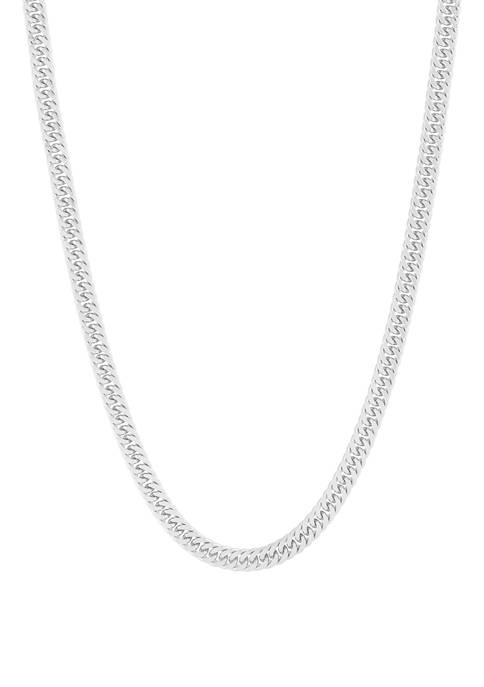 Belk & Co. 4.8 Millimeter Cuban Chain Necklace
