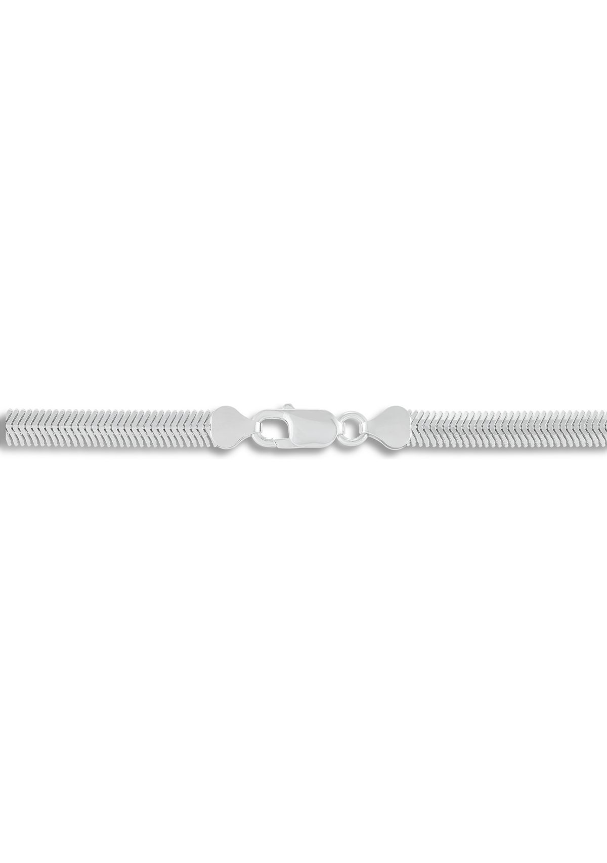 Hollow Snake Chain in Sterling Silver