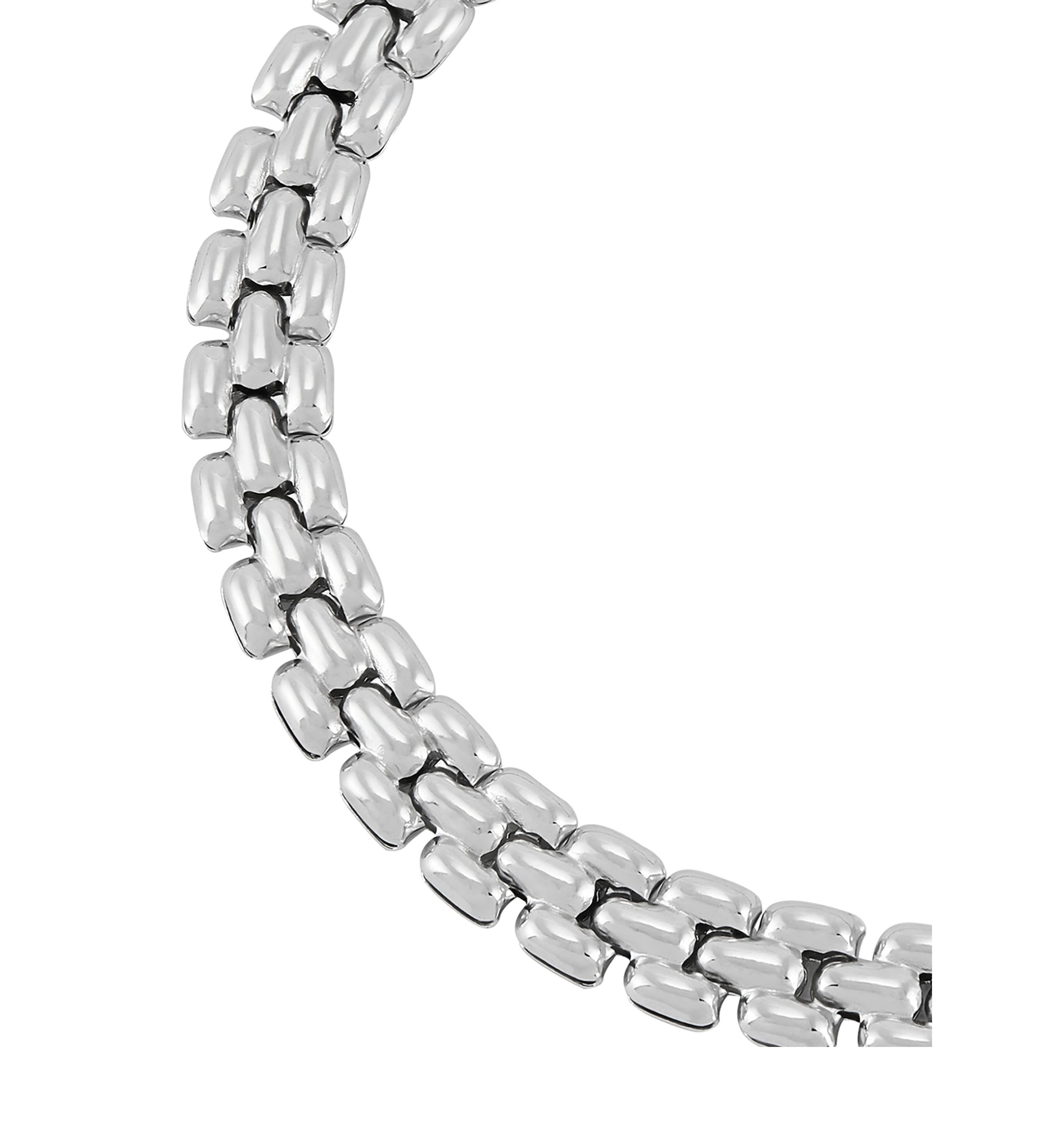 Mini Panther Chain Bracelet in Sterling Silver