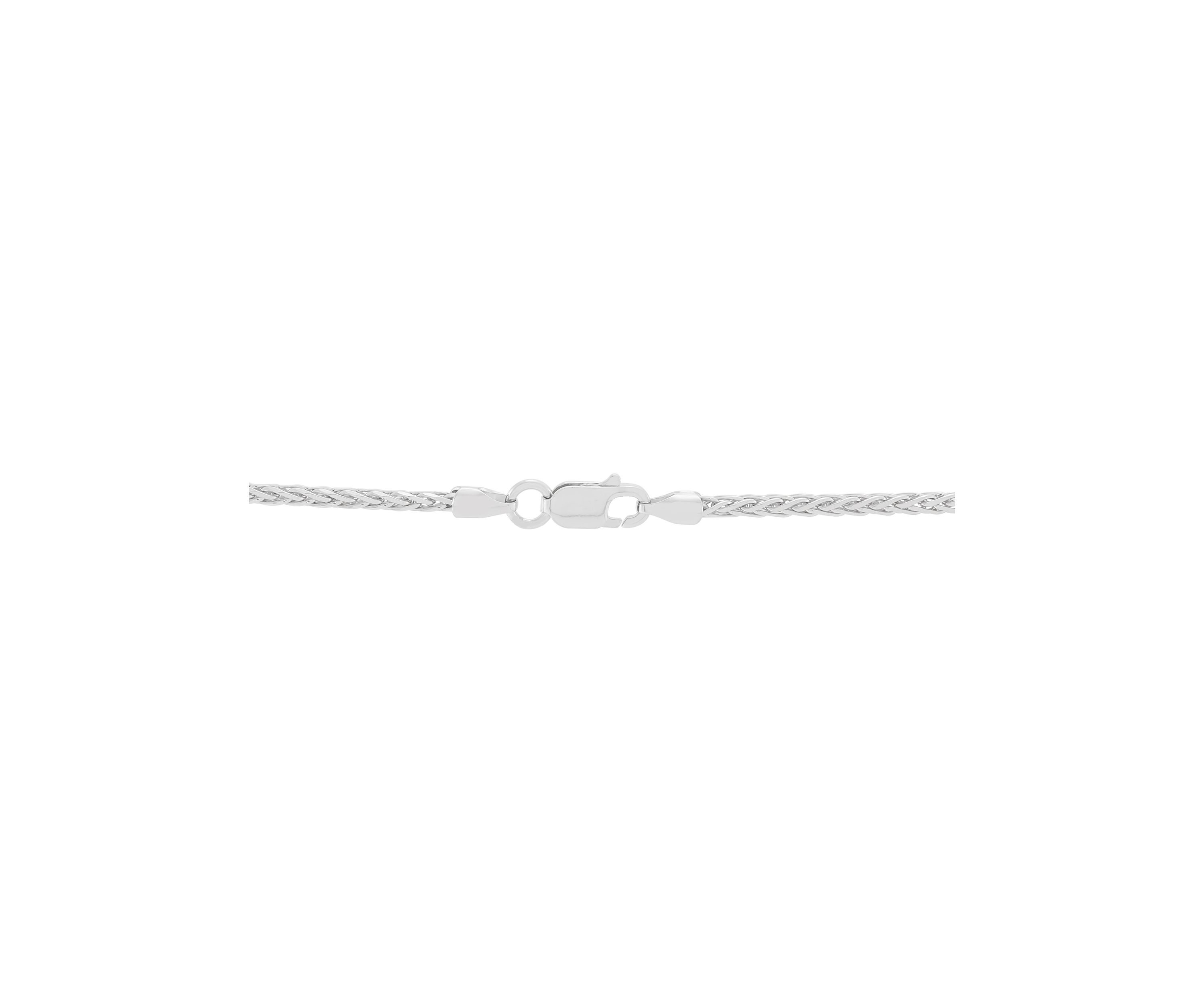 Solid Wheat Chain in Sterling Silver