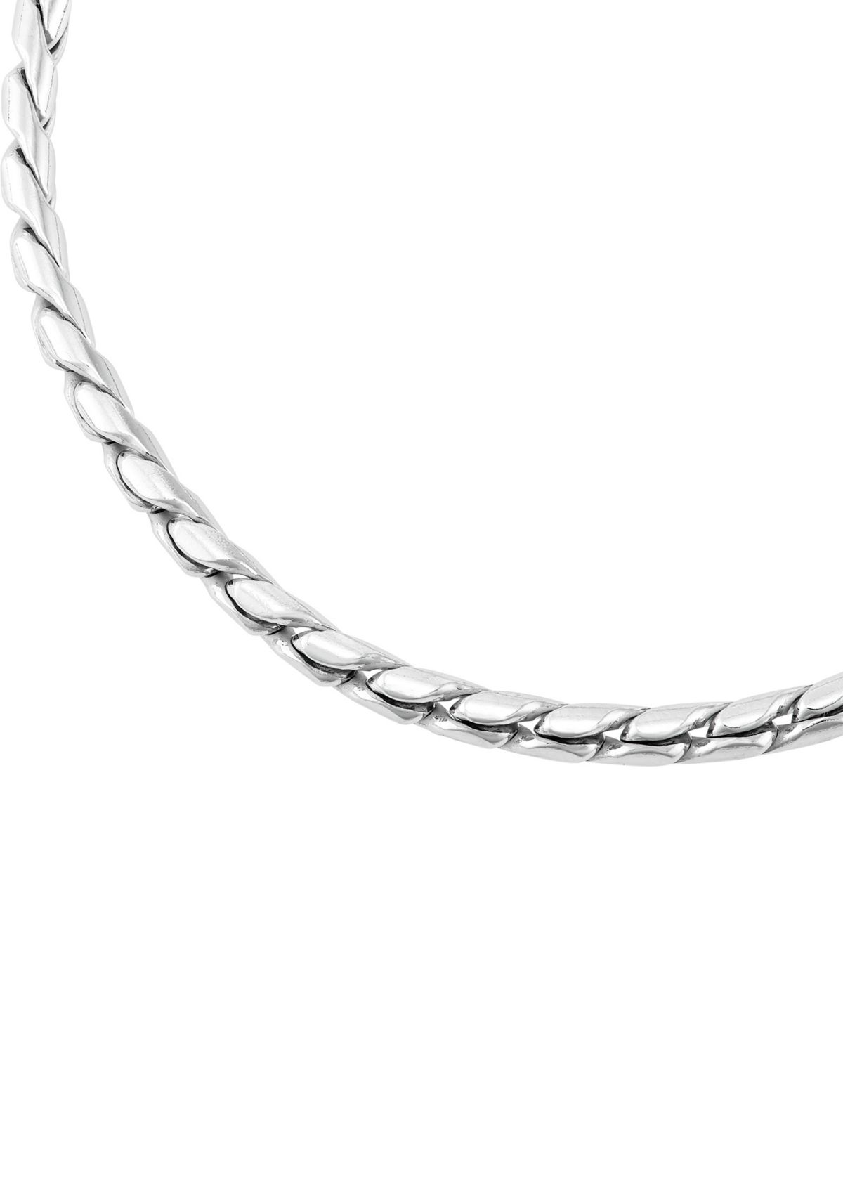 Belk & Co Solid Cardano Chain Bracelet in Sterling Silver, 8.5