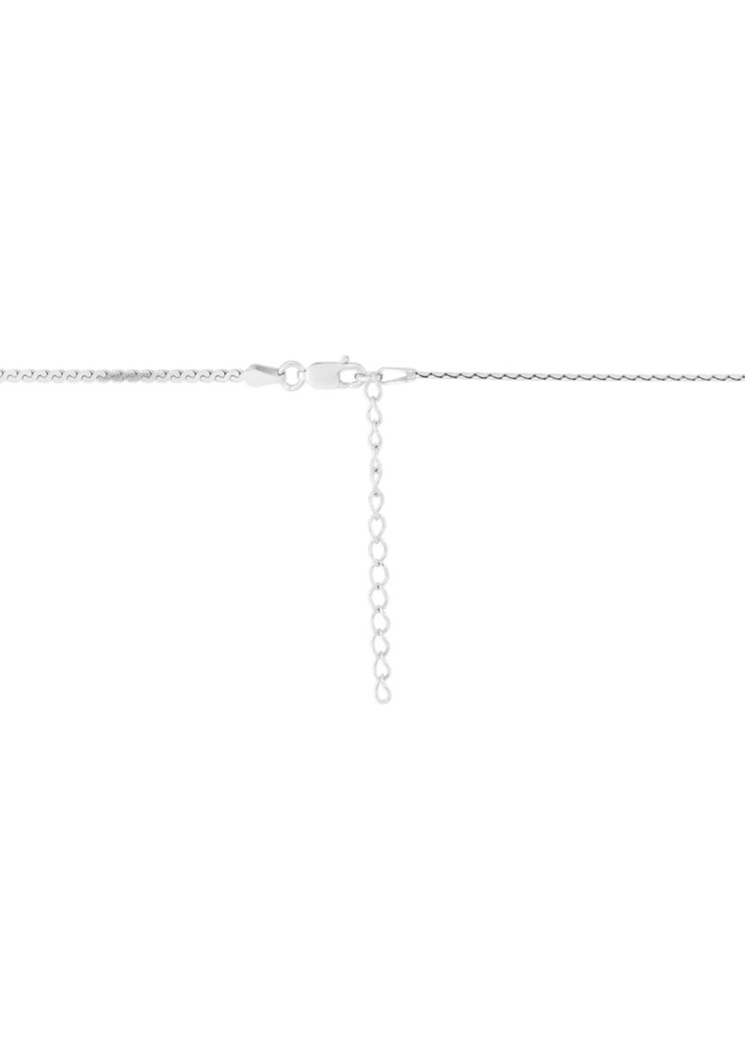 Solid Flat Serpentine Chain Necklace in Sterling Silver