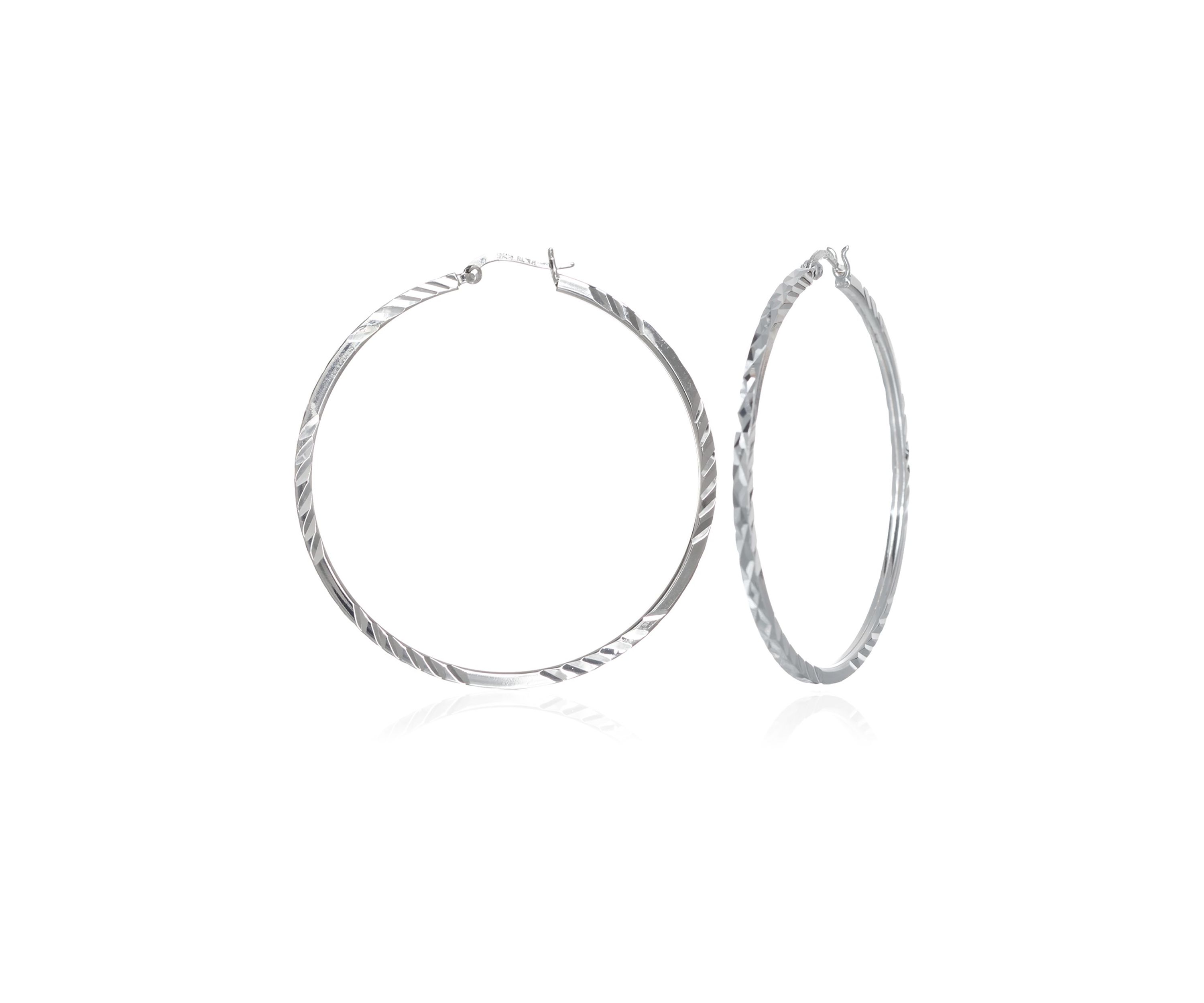 Hoop Earrings in Sterling Silver