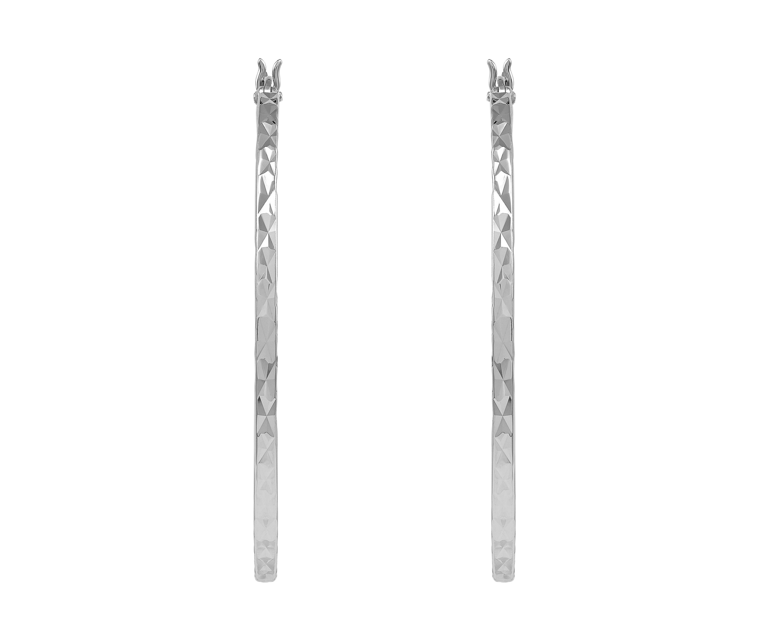 Hoop Earrings in Sterling Silver