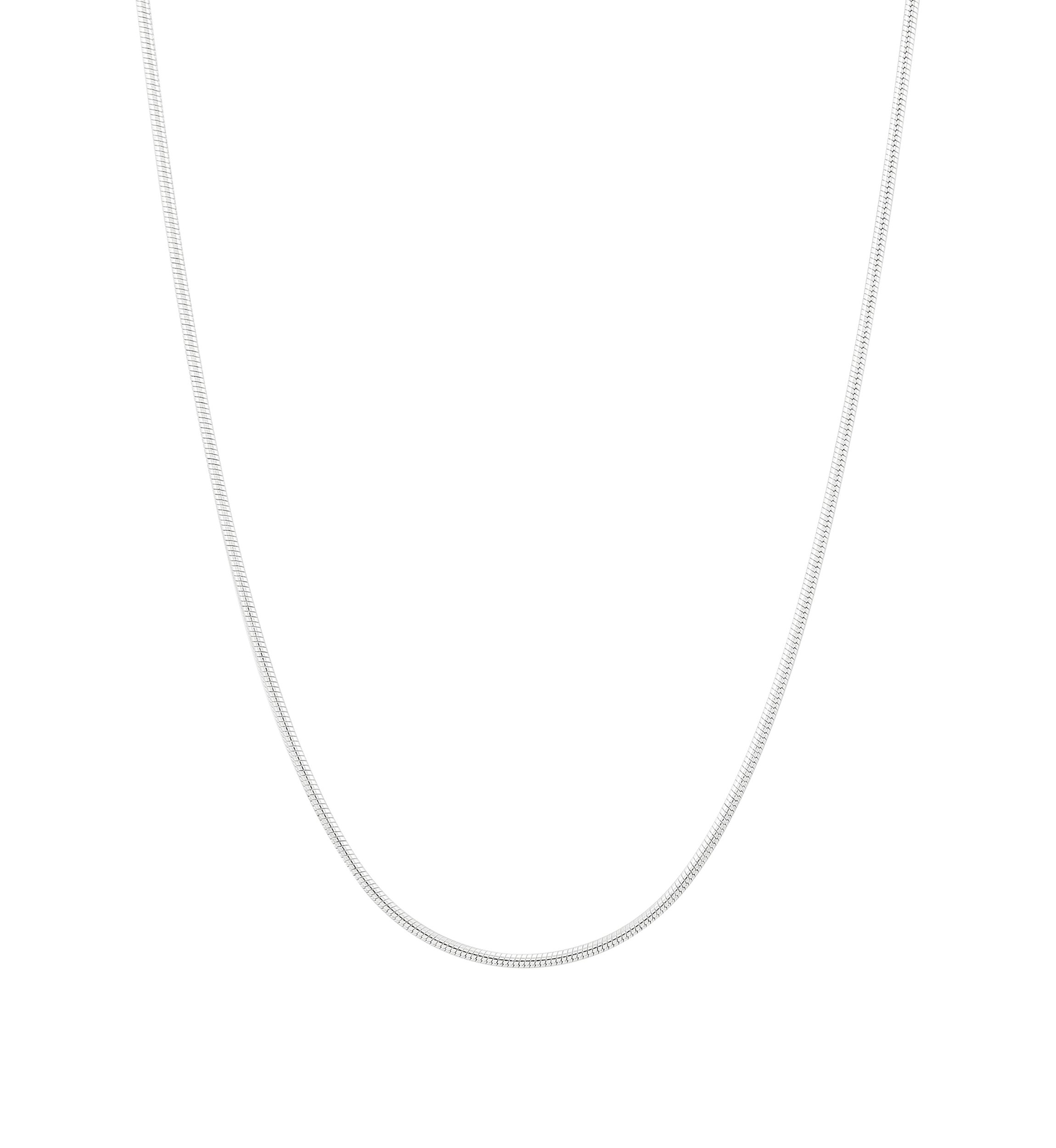Sterling Silver Adjustable Snake Chain Necklace