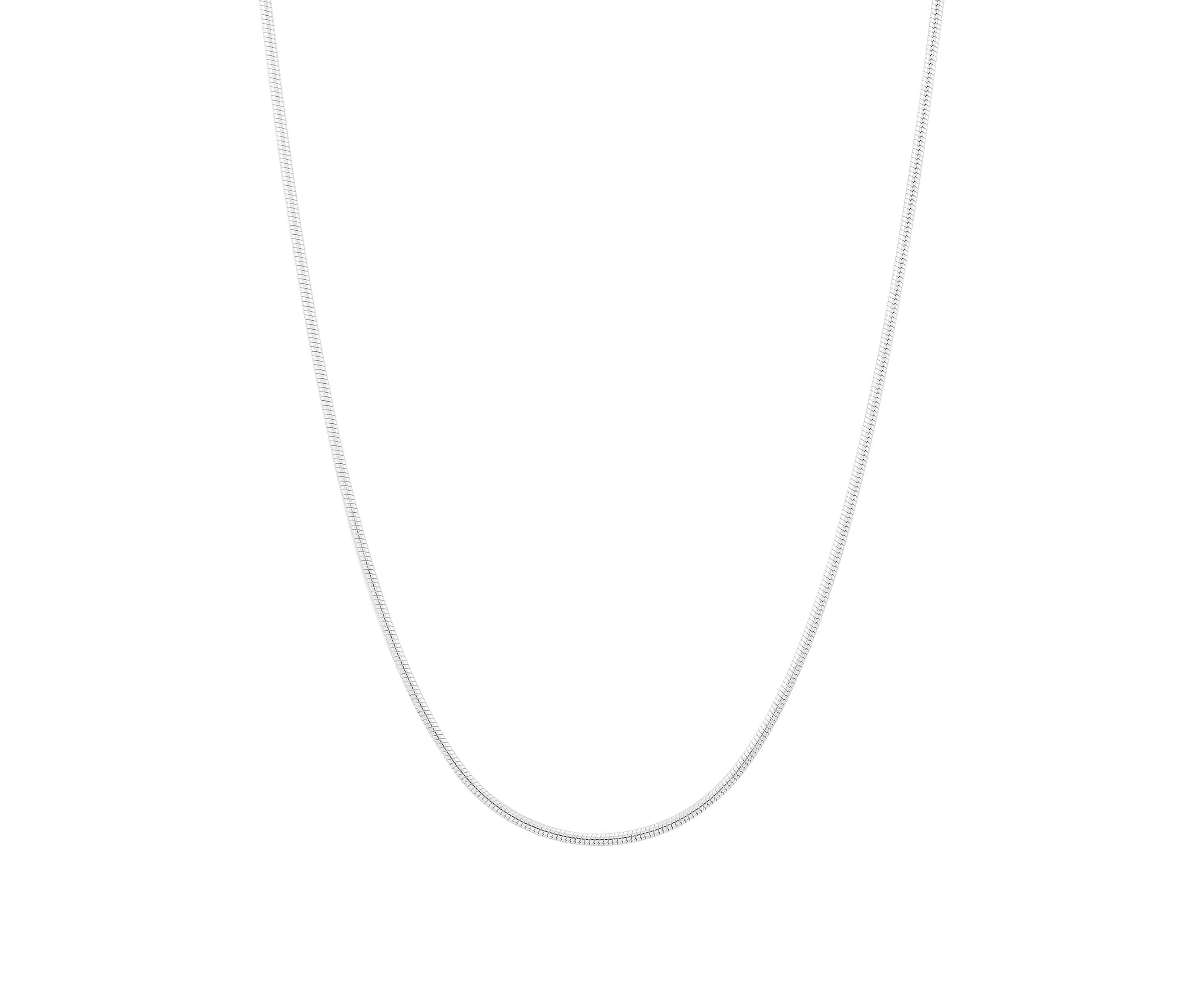 Sterling Silver Adjustable Snake Chain Necklace