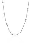 Sterling Silver Multi Bead Necklace