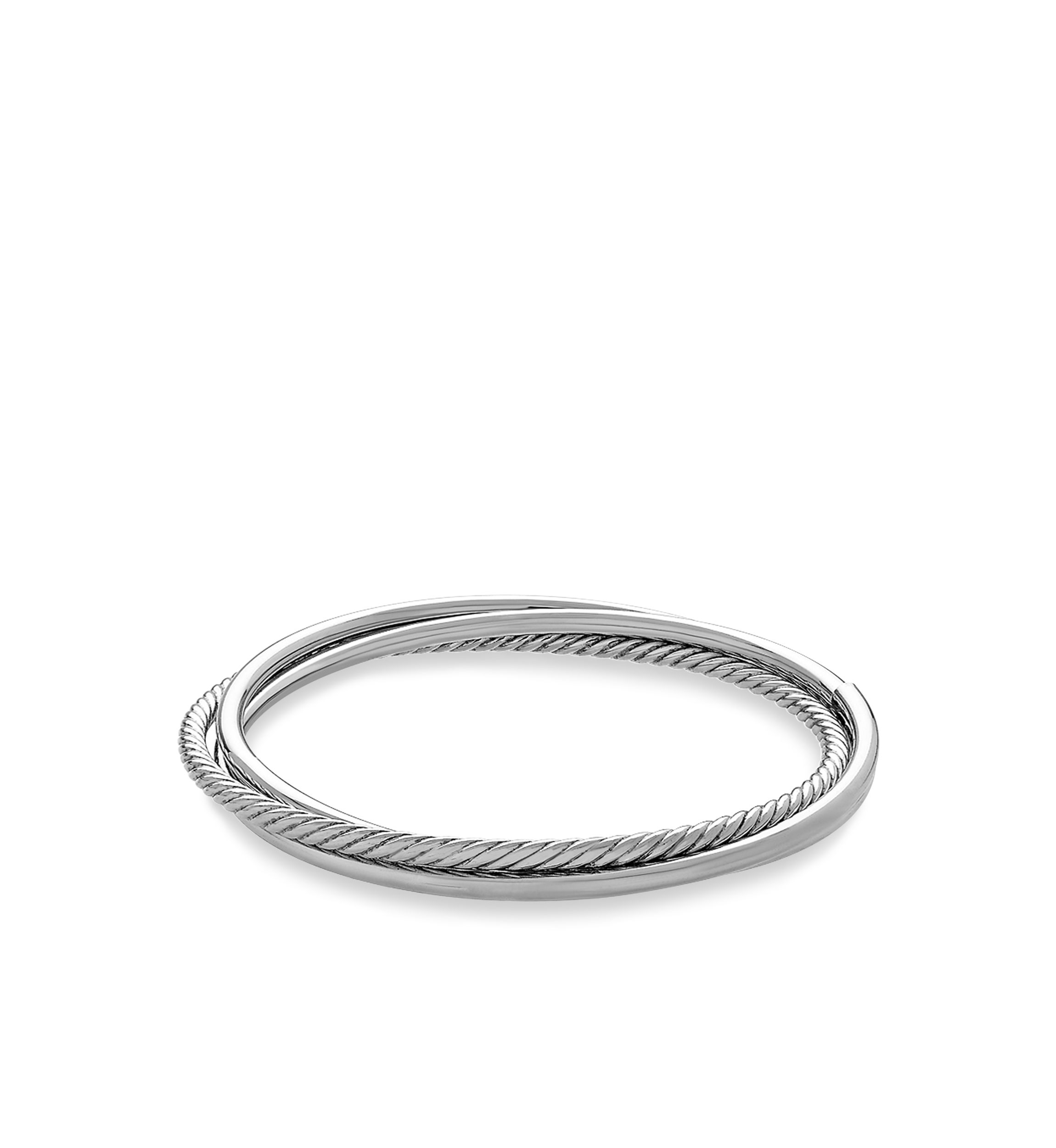 Sterling Silver Triple Twist Bangle Bracelet
