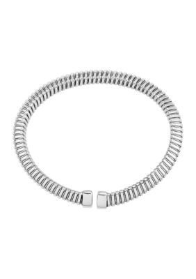 Belk & Co Tubogas Cuff Bangle in Sterling Silver