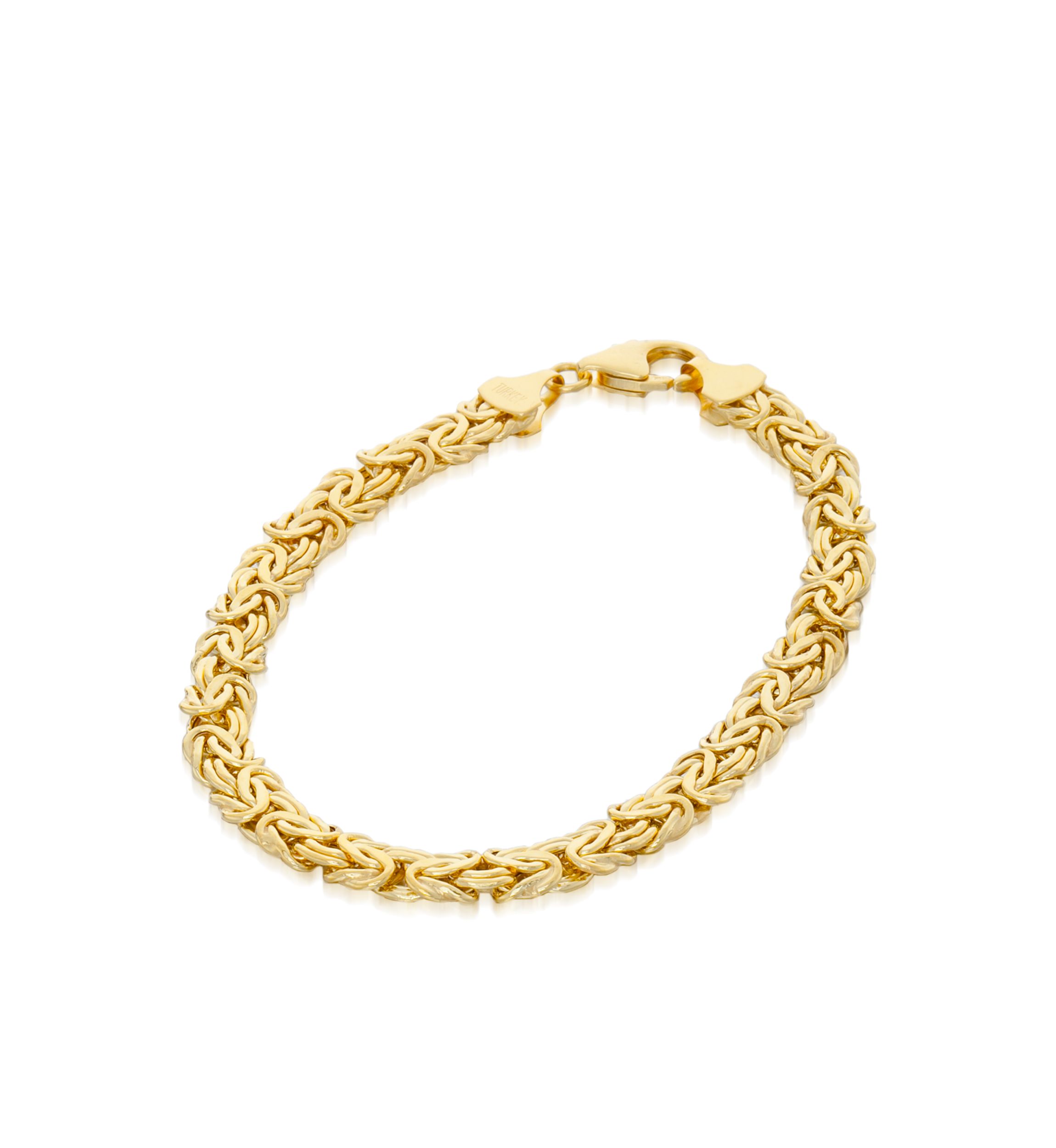 10k Yellow Gold Byzantine Bracelet